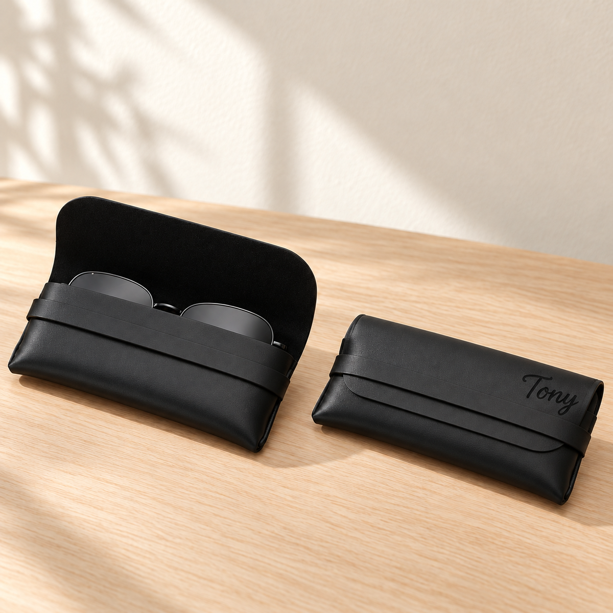 Personalized Fold-Flat Glasses Case