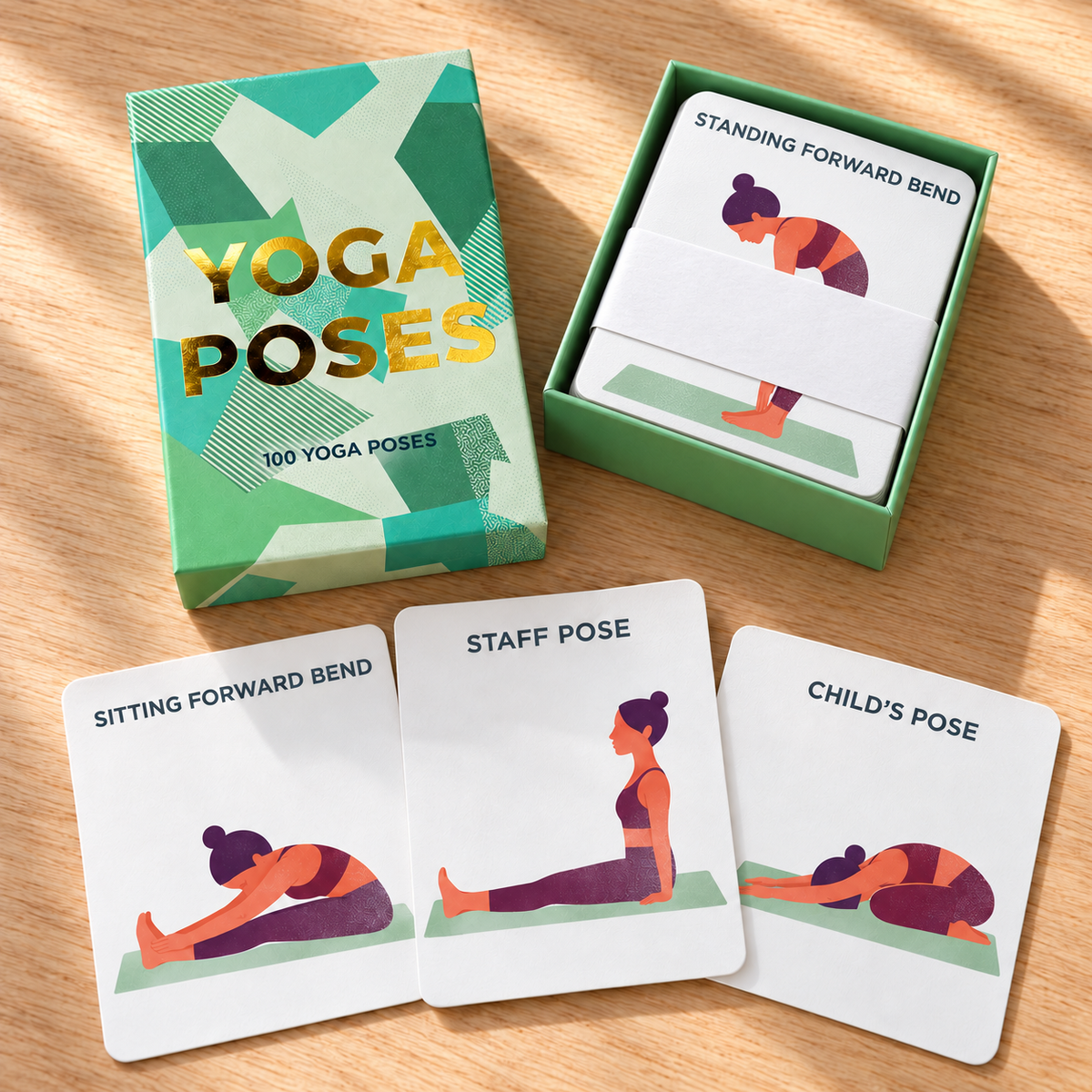 100 Yoga Poses Cards