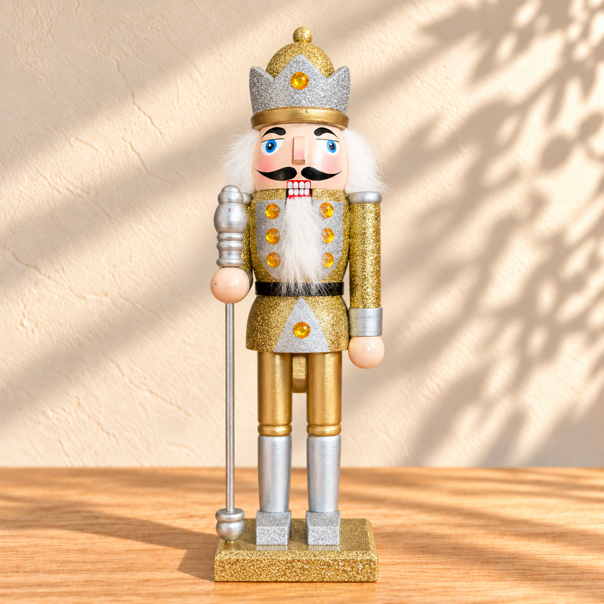 Golden King Nutcracker - 25 cm