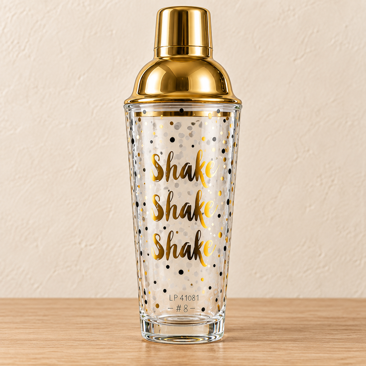 Gold Cocktail Shaker