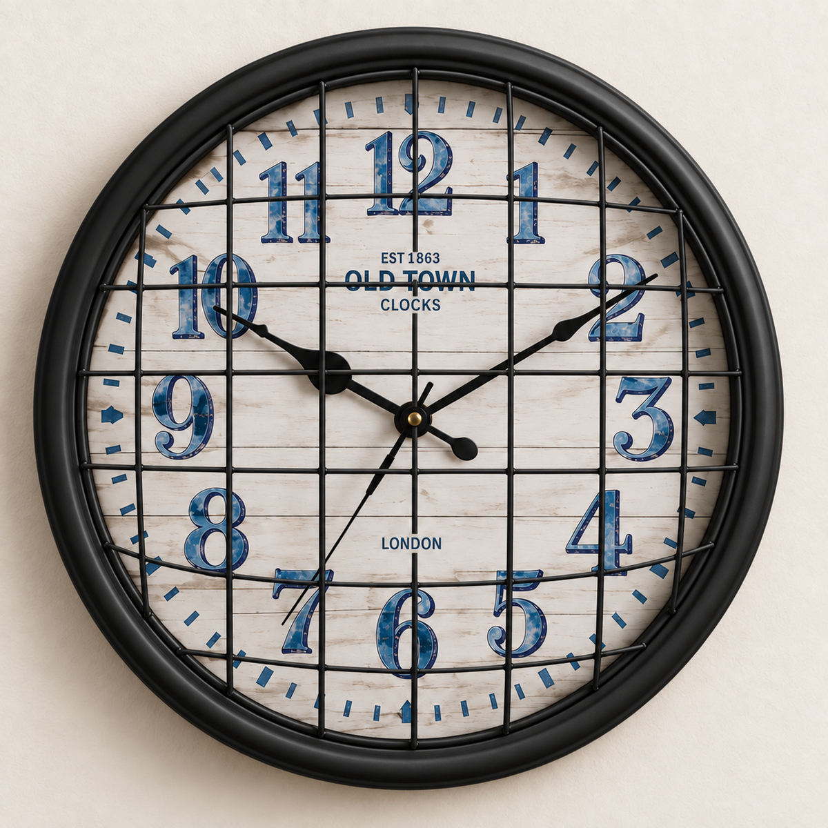 Vintage Metal Wall Clock