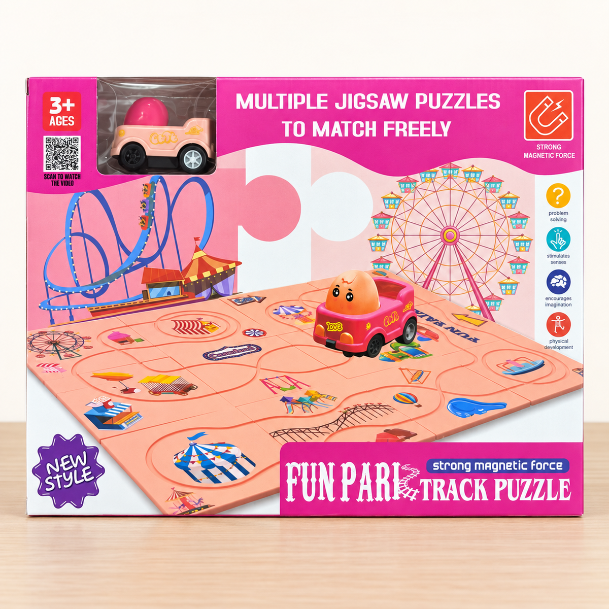 Magnetic Track Puzzle Set