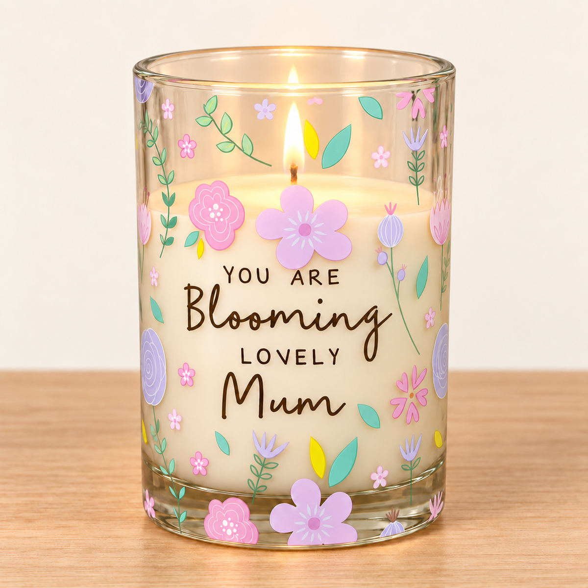 Blooming Lovely Mum Candle