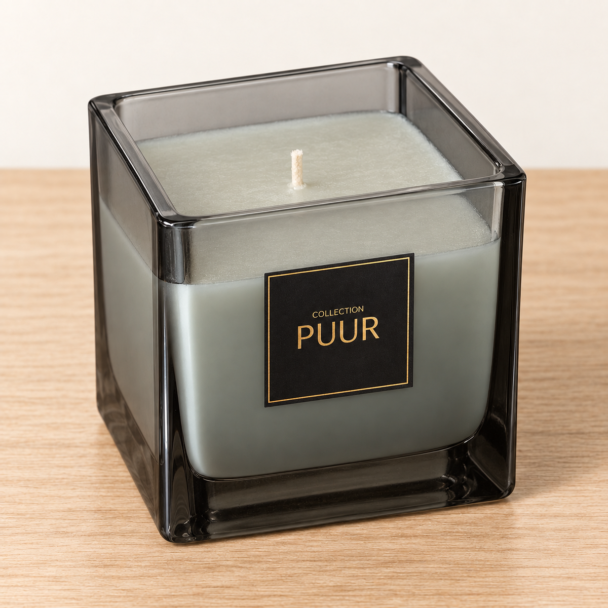 PUUR Smoked Glass Candle