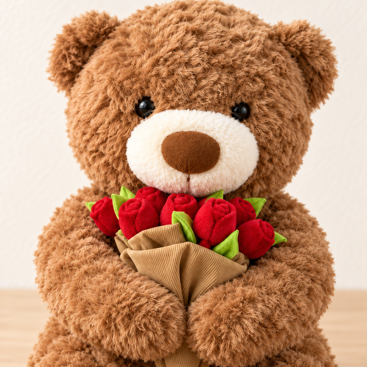 Rose Bouquet Teddy Bear