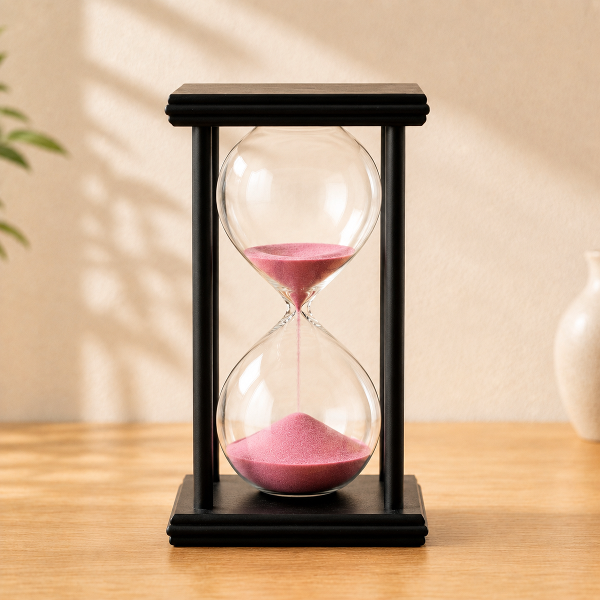 Black Frame Hourglass