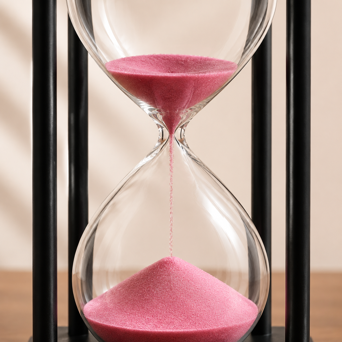 Black Frame Hourglass