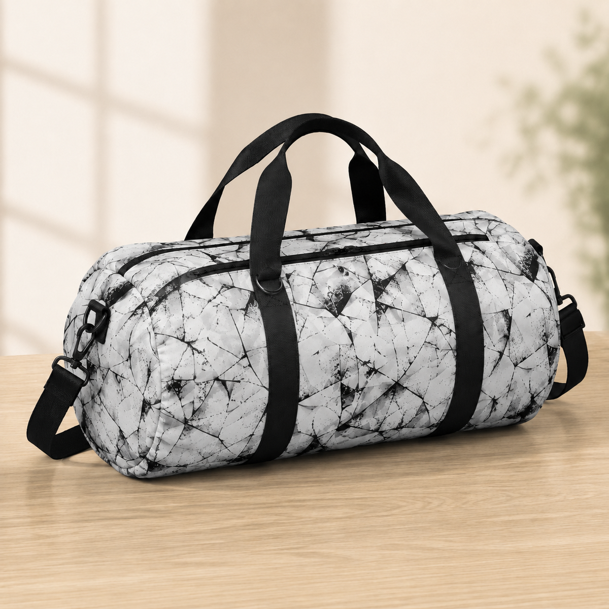 Reflective Color-Shift Duffle Bag