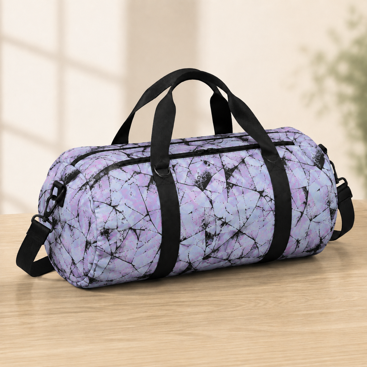 Reflective Color-Shift Duffle Bag