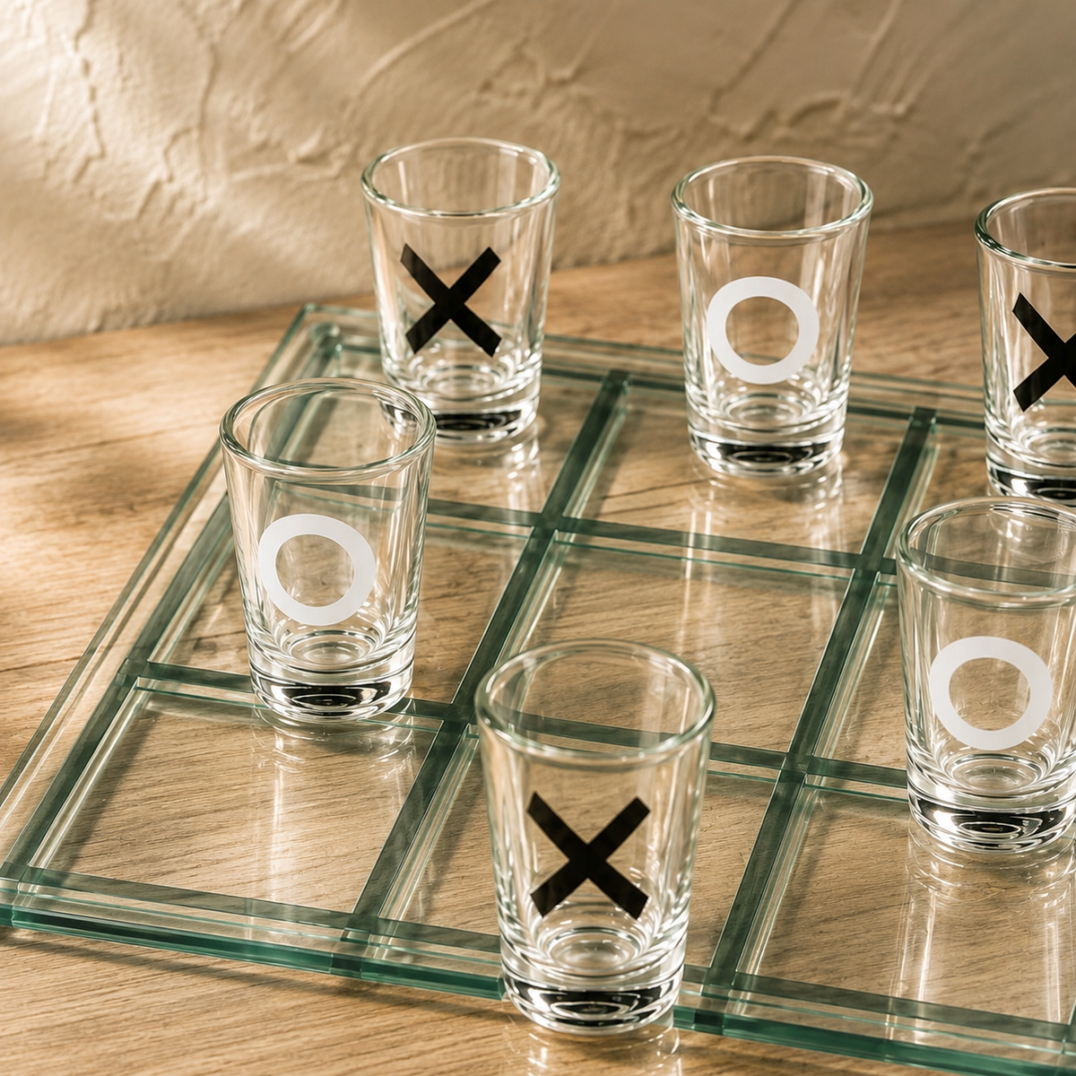 Tic-Tac-Toe Drinking Game