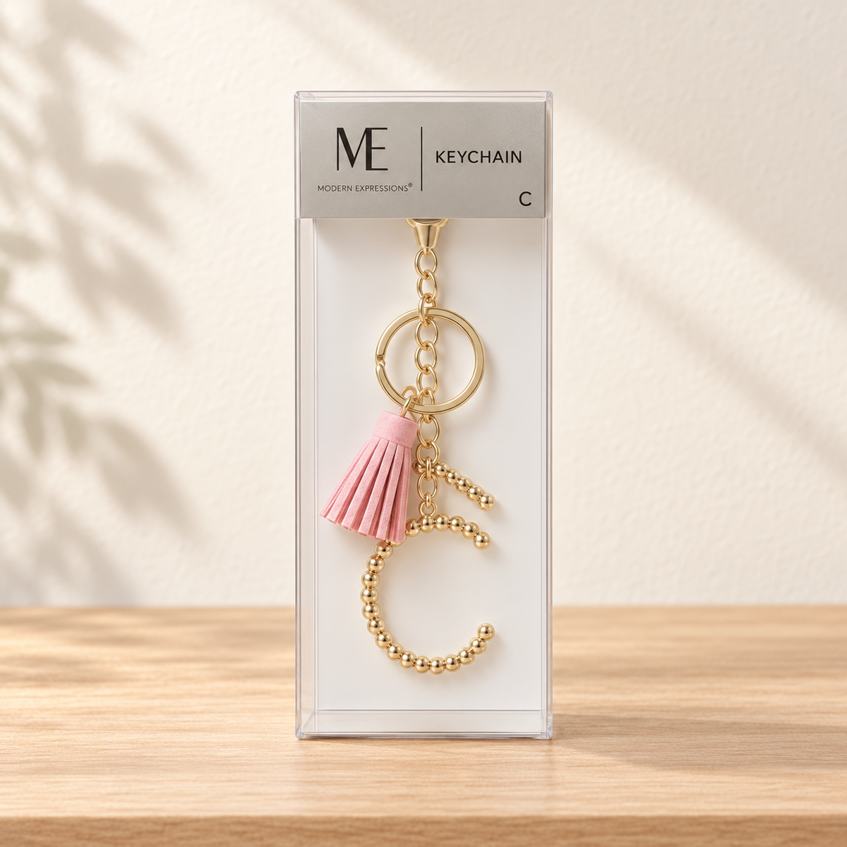 Initial Charm Keychain - Choose Your Letter