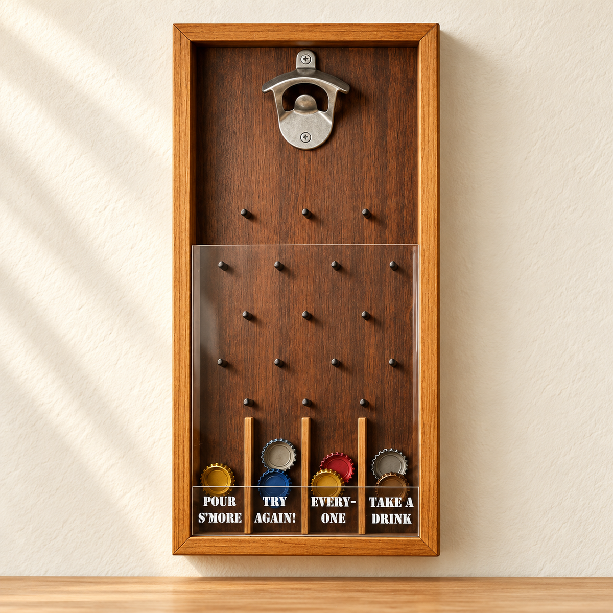 Wall-Mounted Bottle Opener