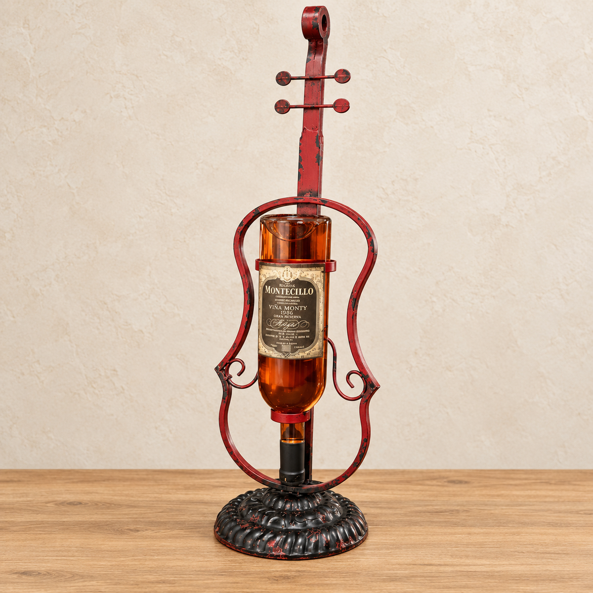 Vintage Violin Wine Bottle Holder