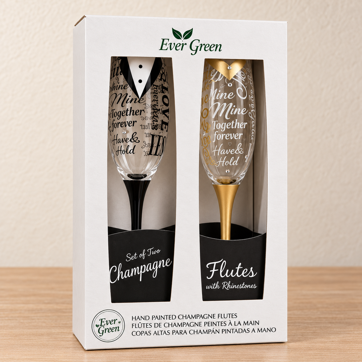 Together Forever Champagne Flutes