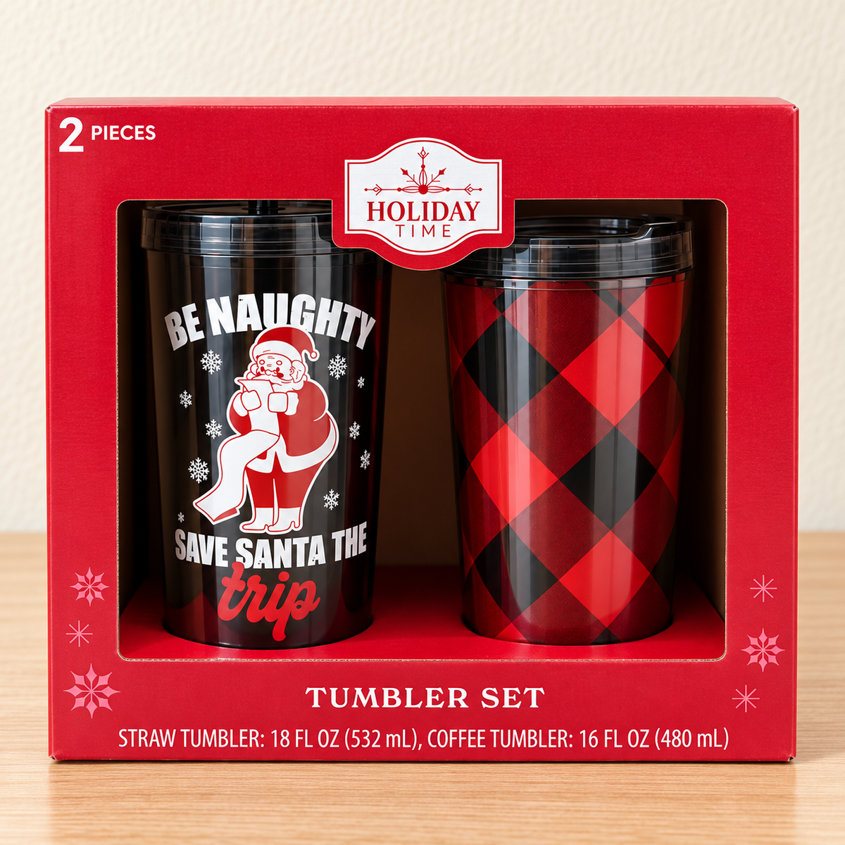 Naughty & Cozy Tumbler Duo