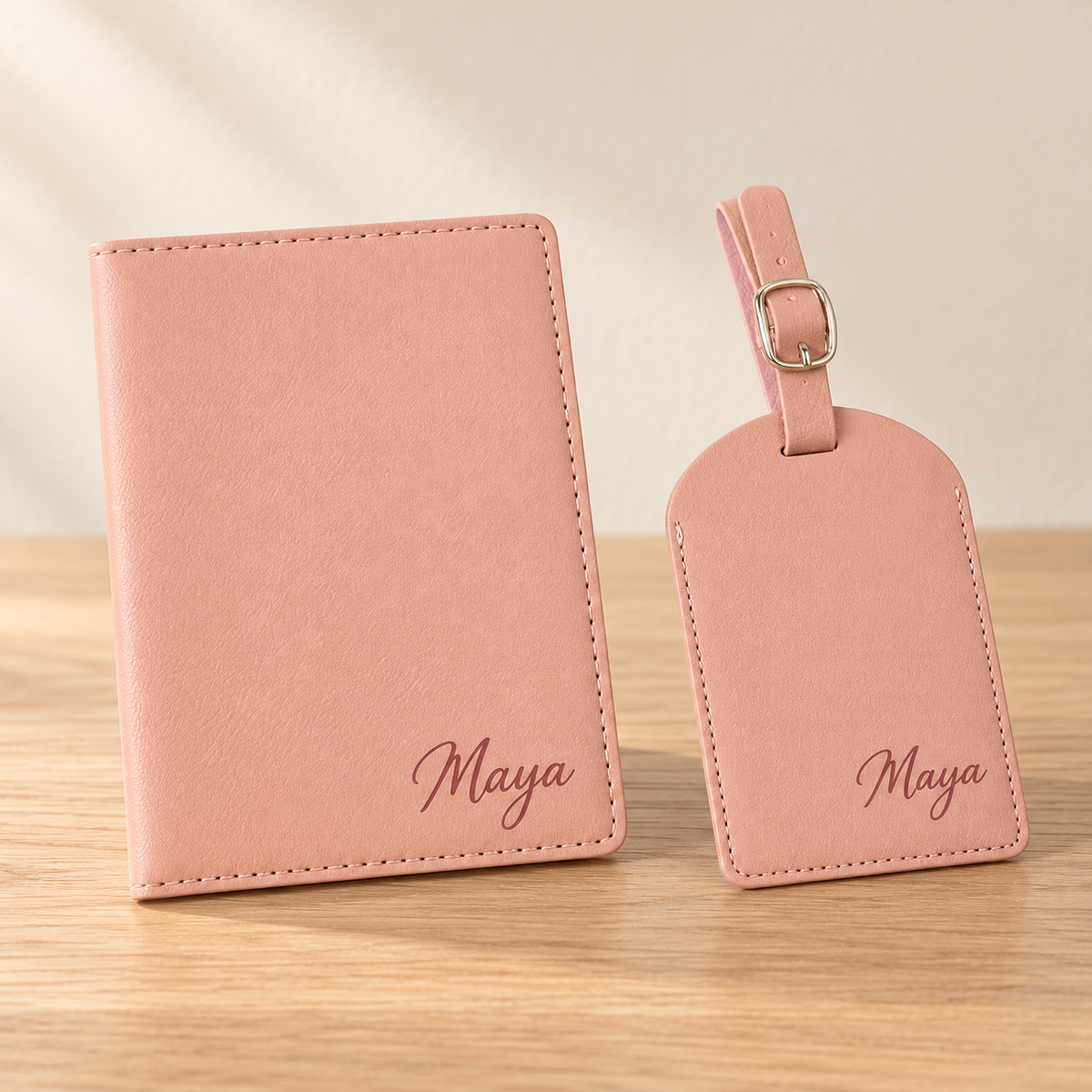 Personalized Passport & Luggage Tag Set