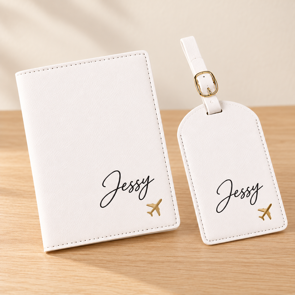 Personalized Passport & Luggage Tag Set