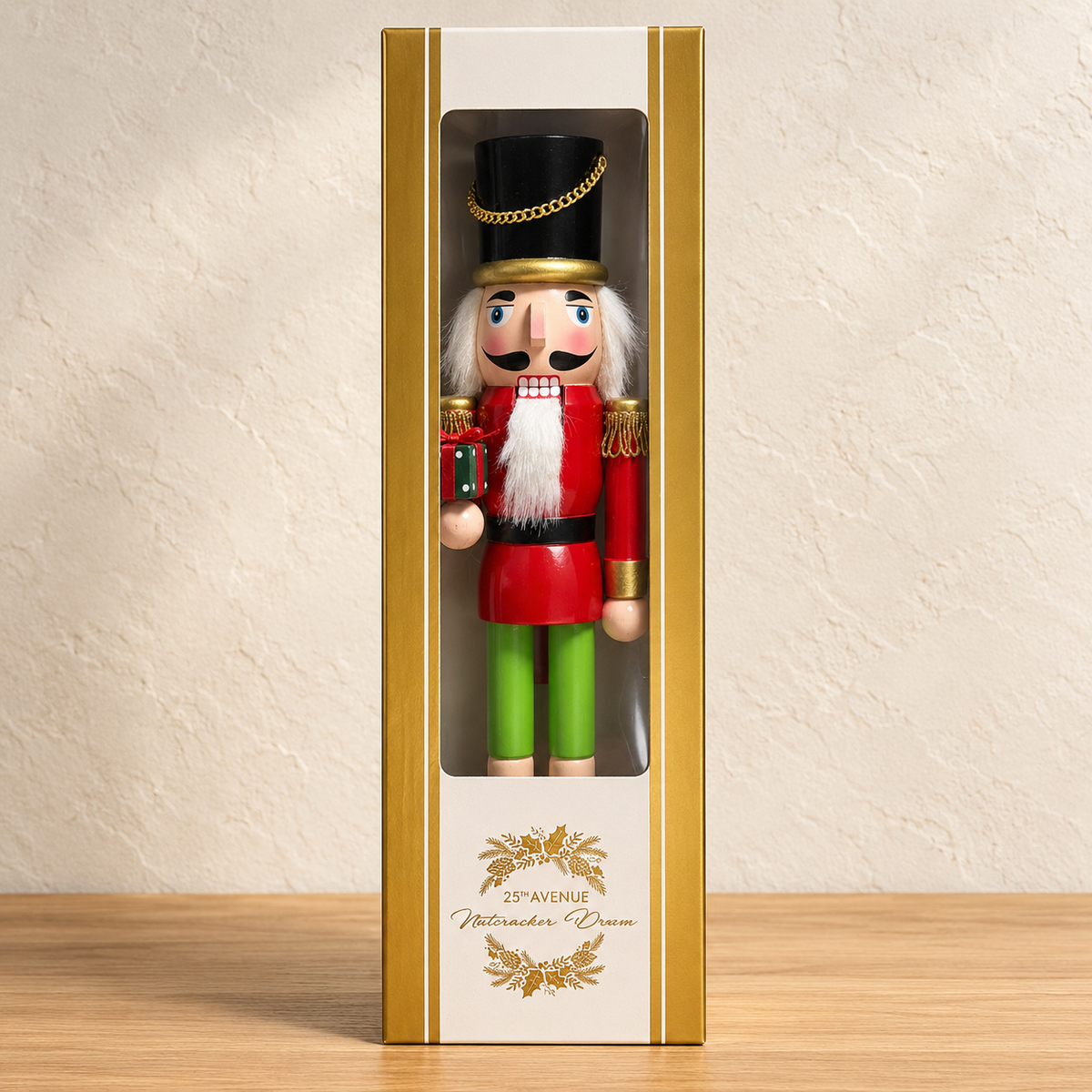 Handmade Gift-Bearing Soldier Nutcracker – 43 cm