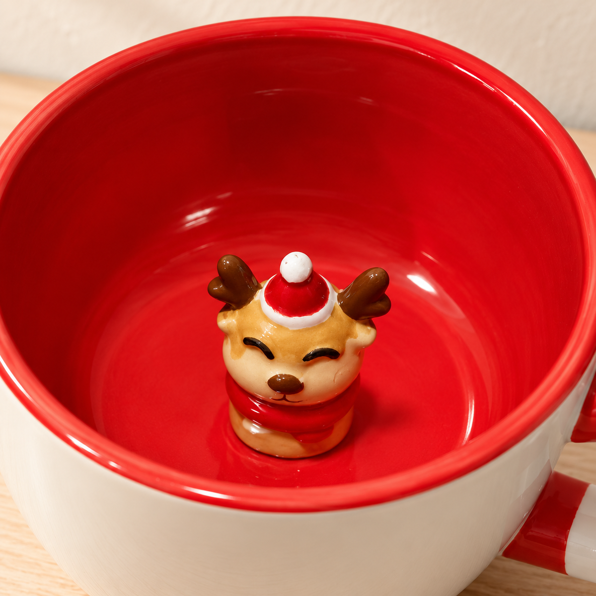 Reindeer Surprise Christmas Mug