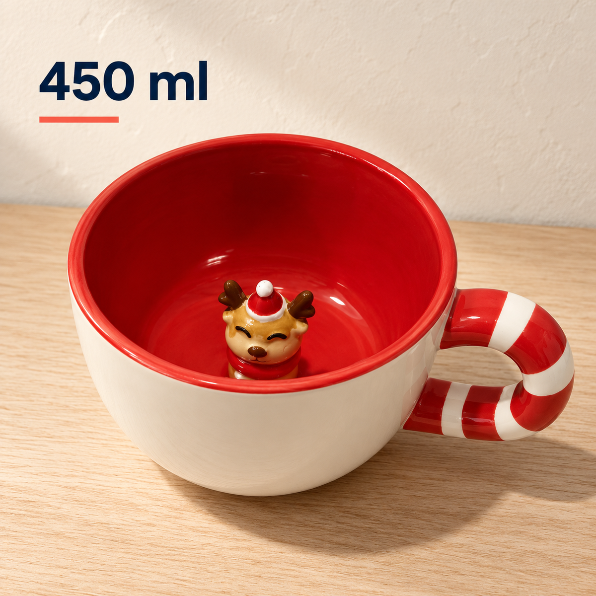 Reindeer Surprise Christmas Mug