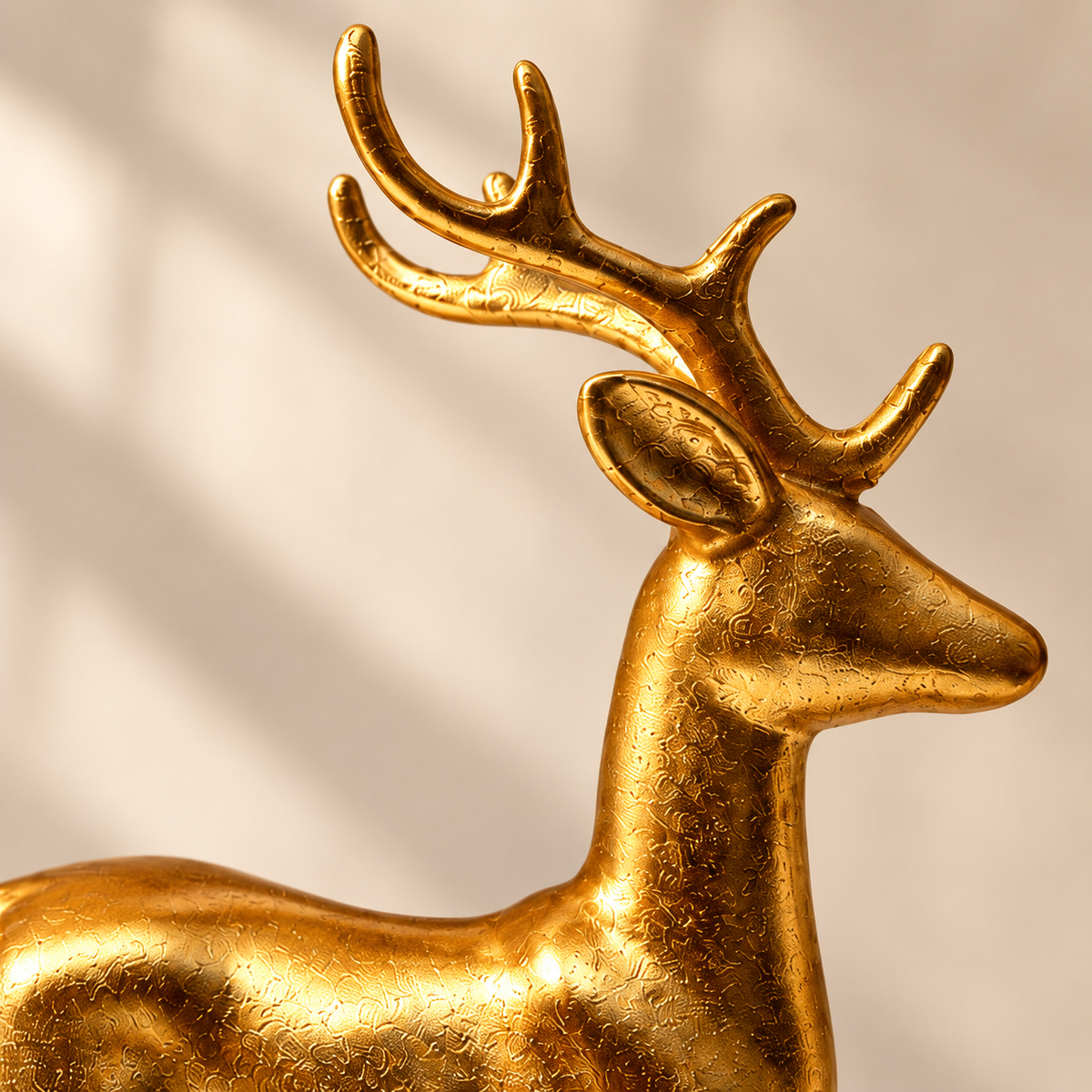 Gold Reindeer Figurine – 2 Styles
