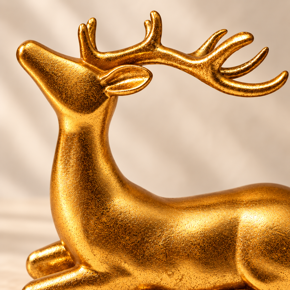 Gold Reindeer Figurine – 2 Styles