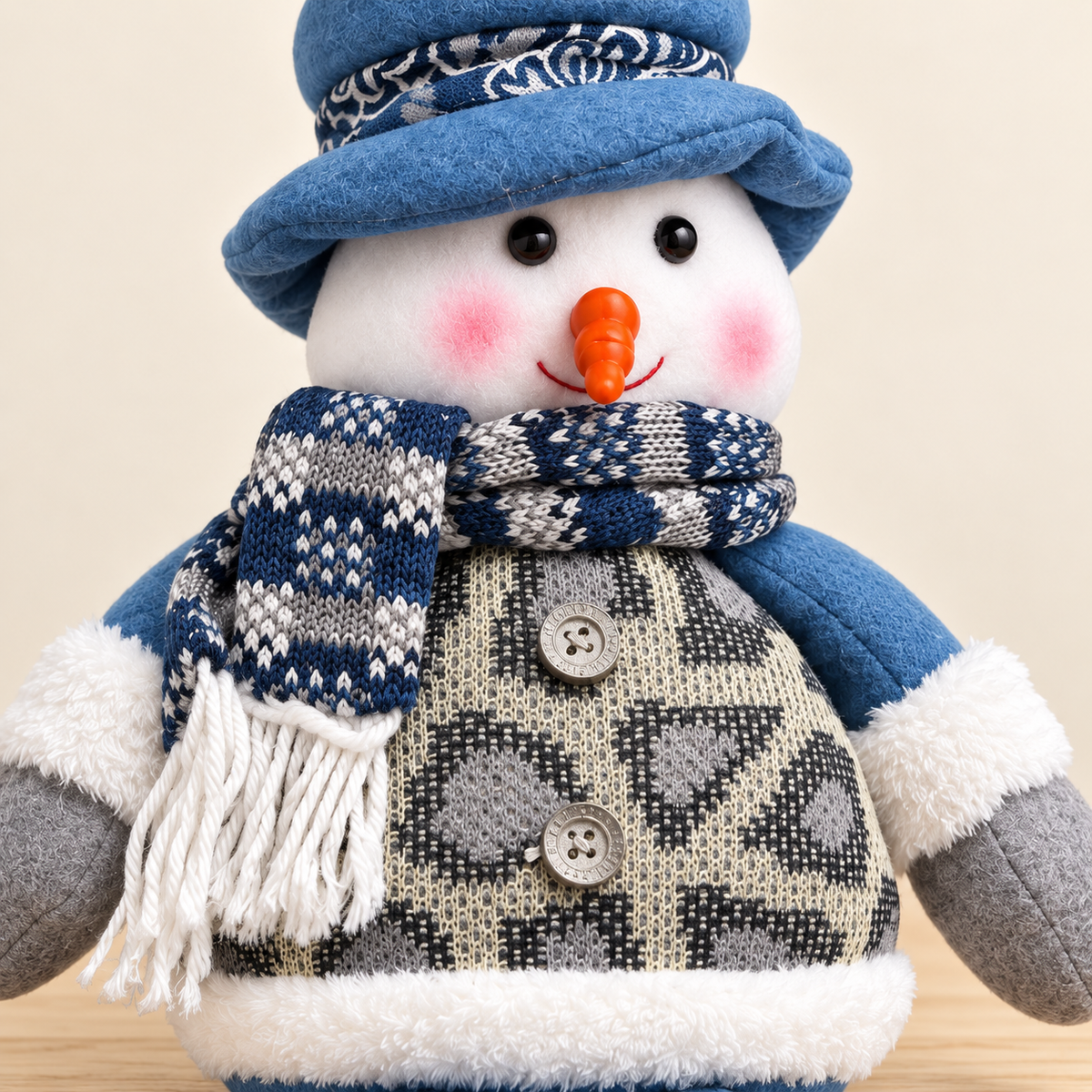 Sitting Snowman Christmas Decoration