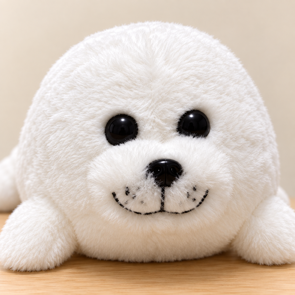 Cuddly White Seal Plush Toy