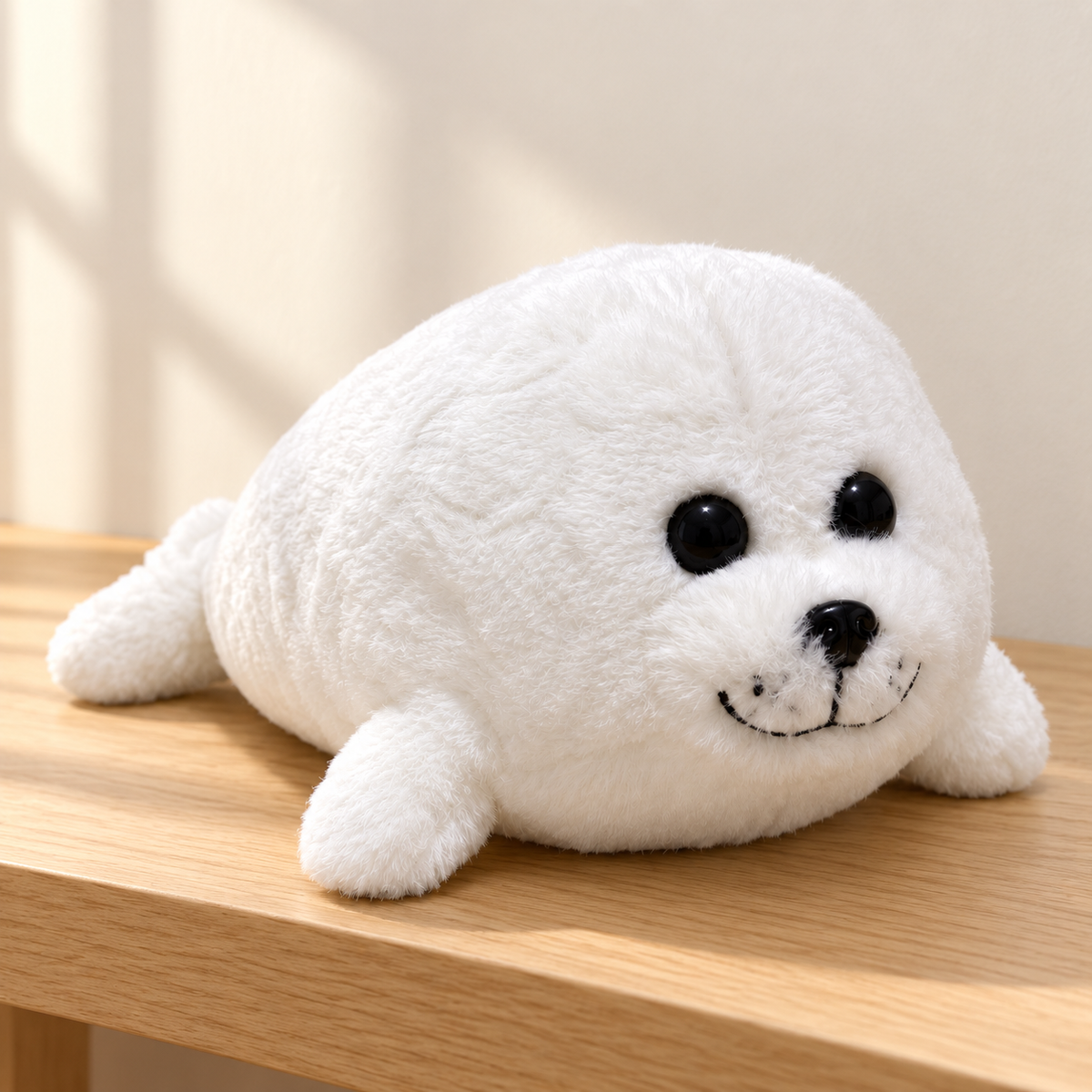 Cuddly White Seal Plush Toy