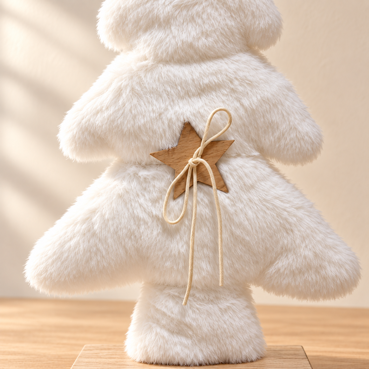 Fluffy White Christmas Tree