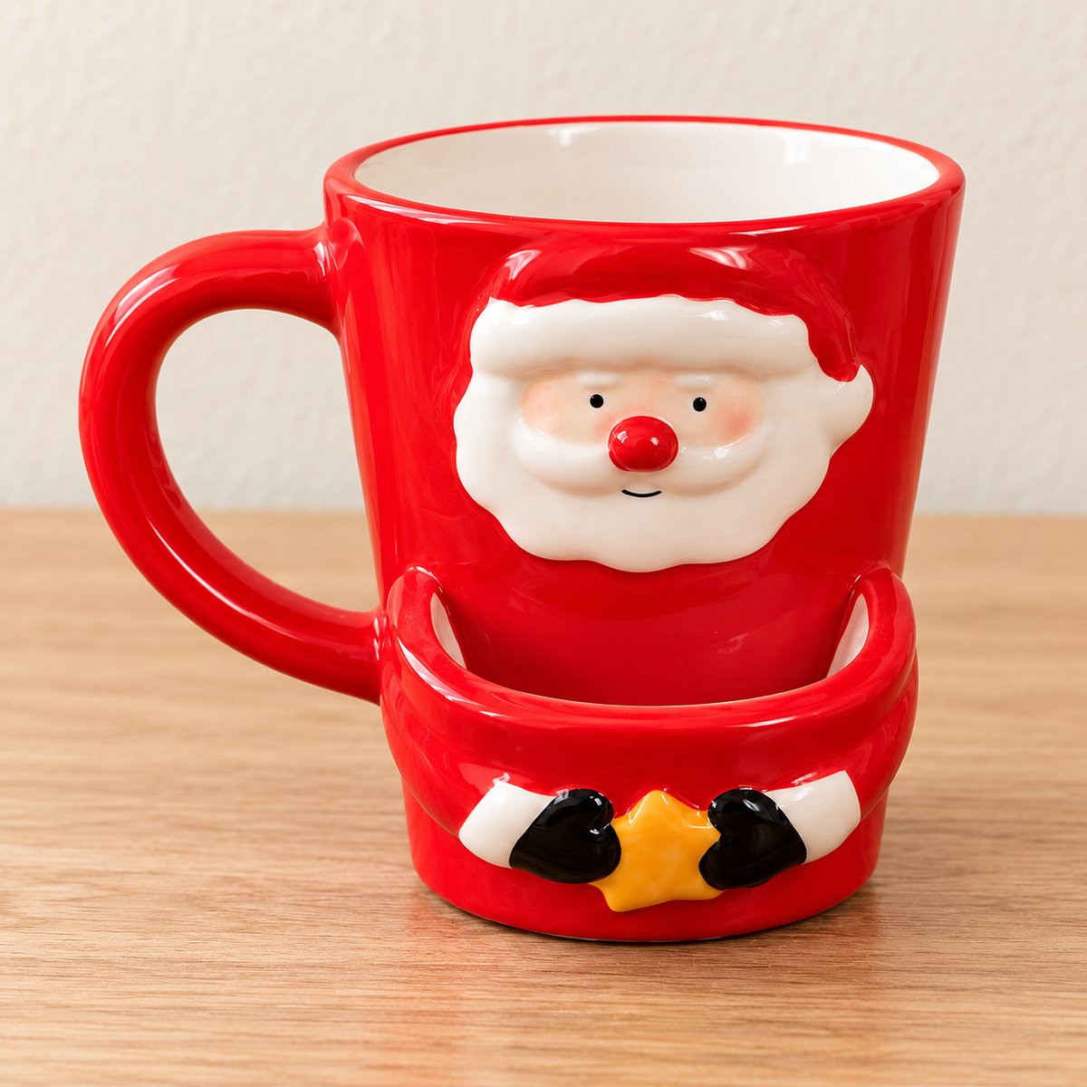 Santa Cookie Pocket Mug