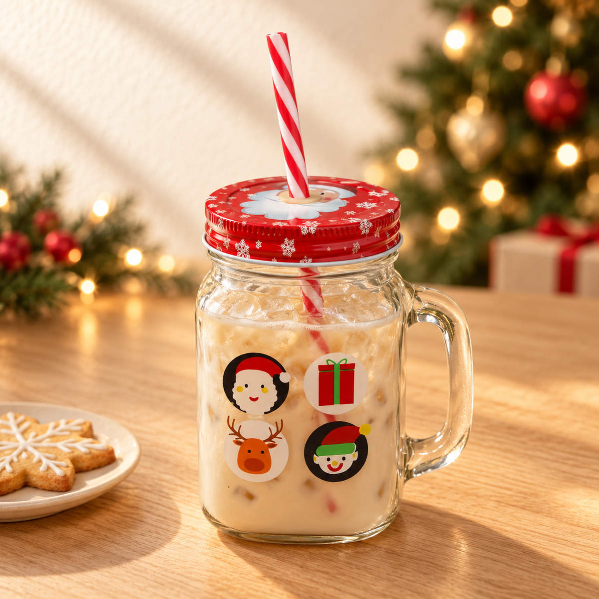 Santa Sips Jar