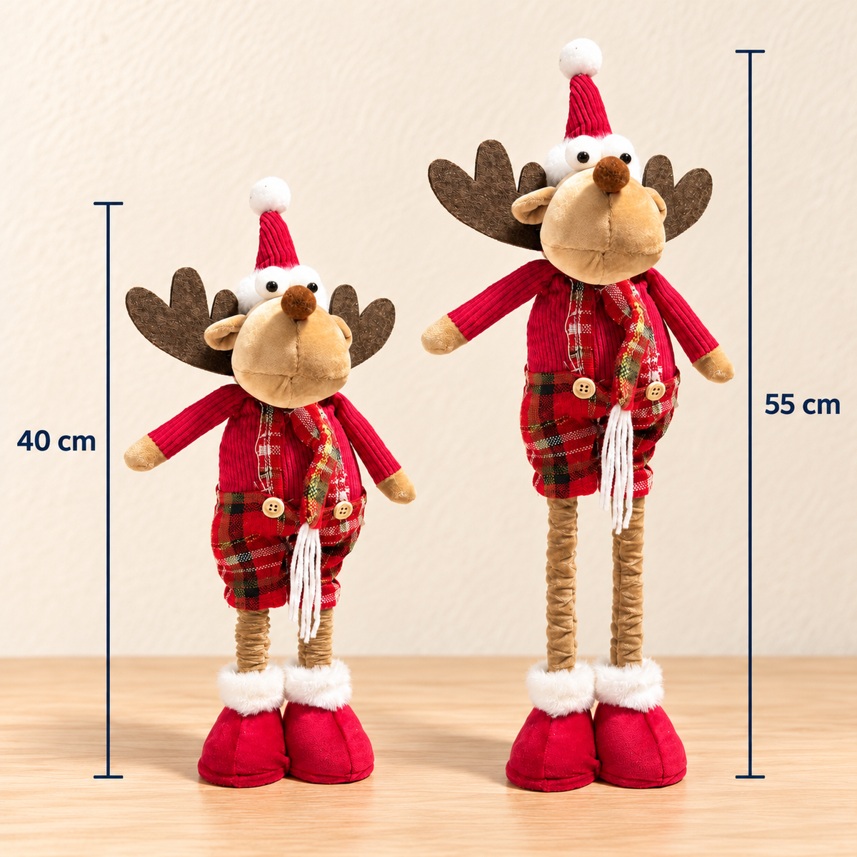 Plaid Tidings Reindeer