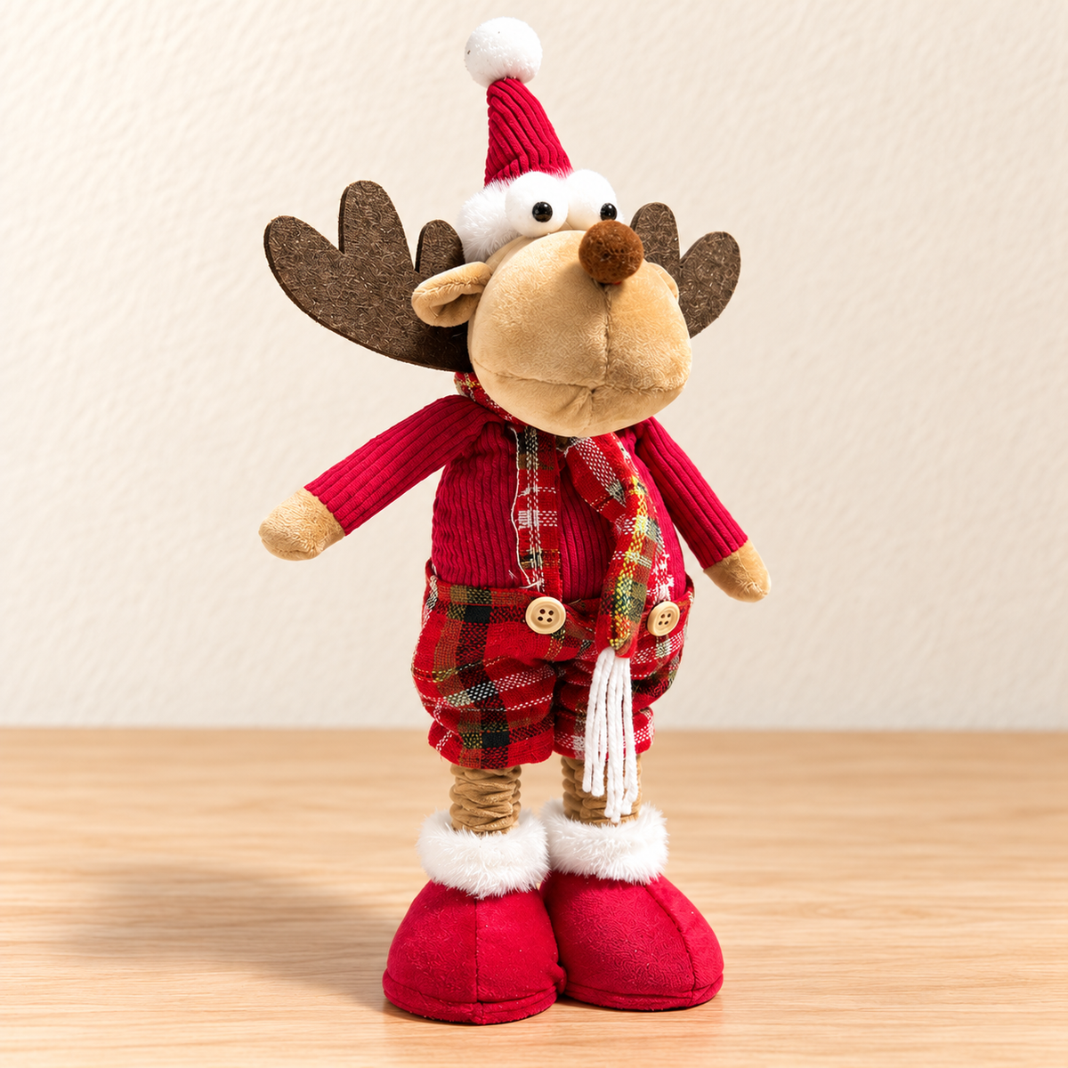 Plaid Tidings Reindeer