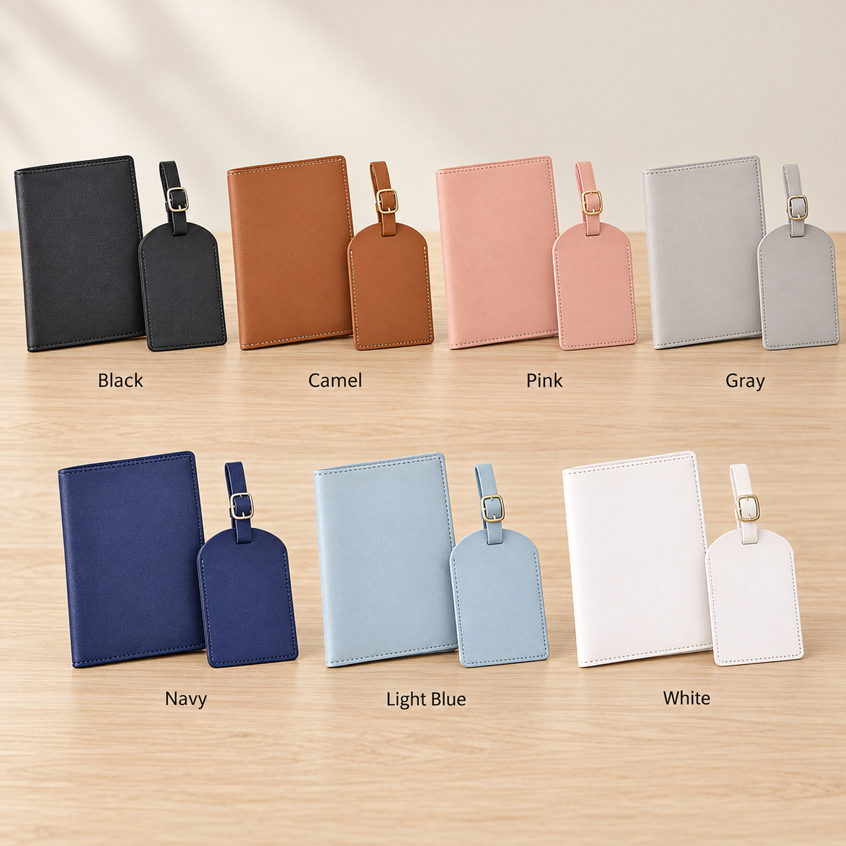 Personalized Passport & Luggage Tag Set