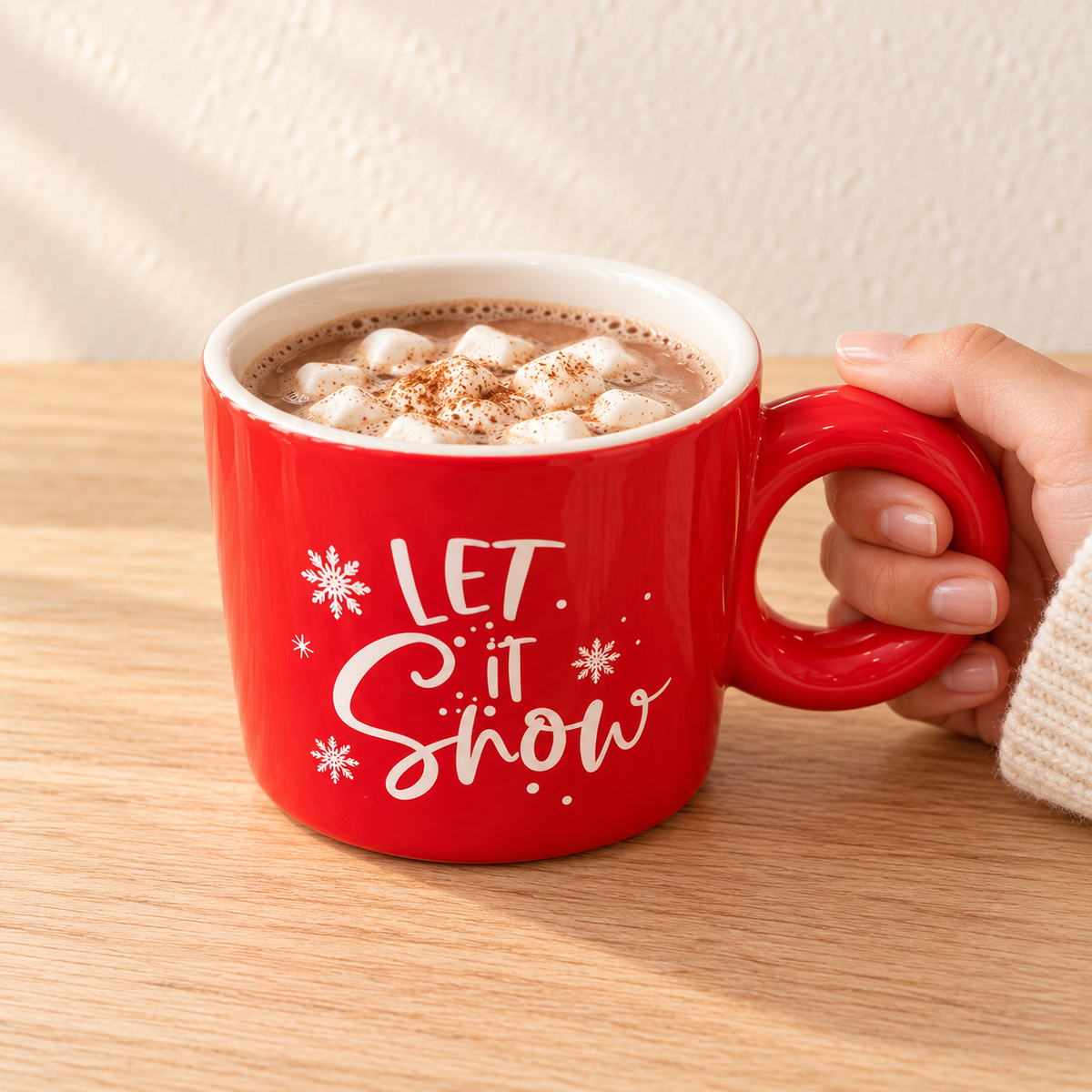 Reindeer Peekaboo Mug
