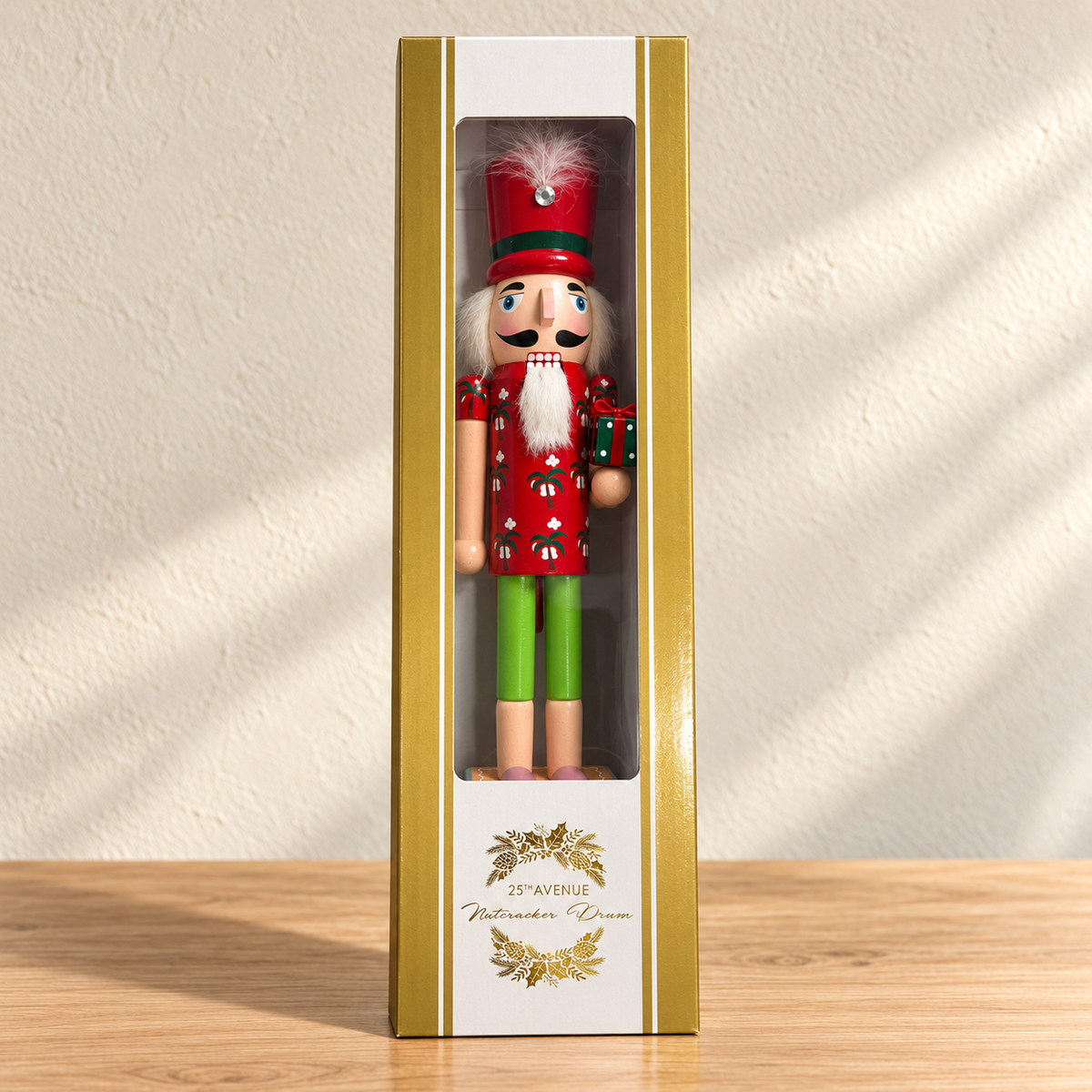 Handmade Tropical Christmas Nutcracker – 43 cm
