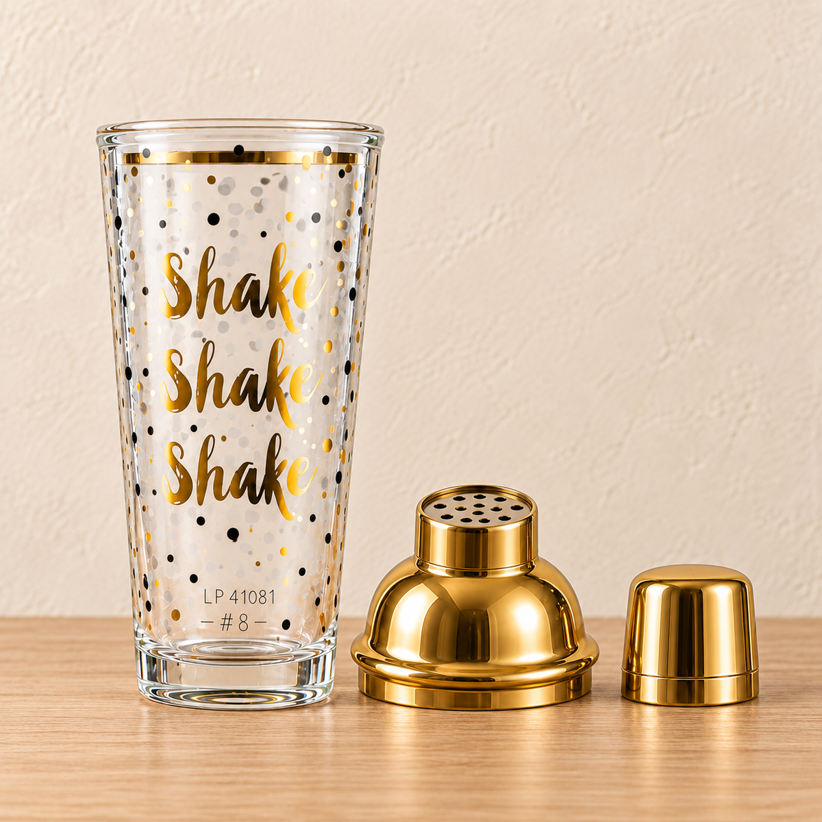 Gold Cocktail Shaker