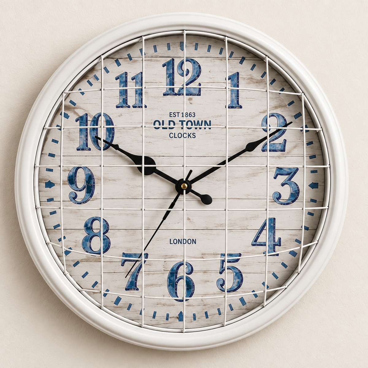 Vintage Metal Wall Clock