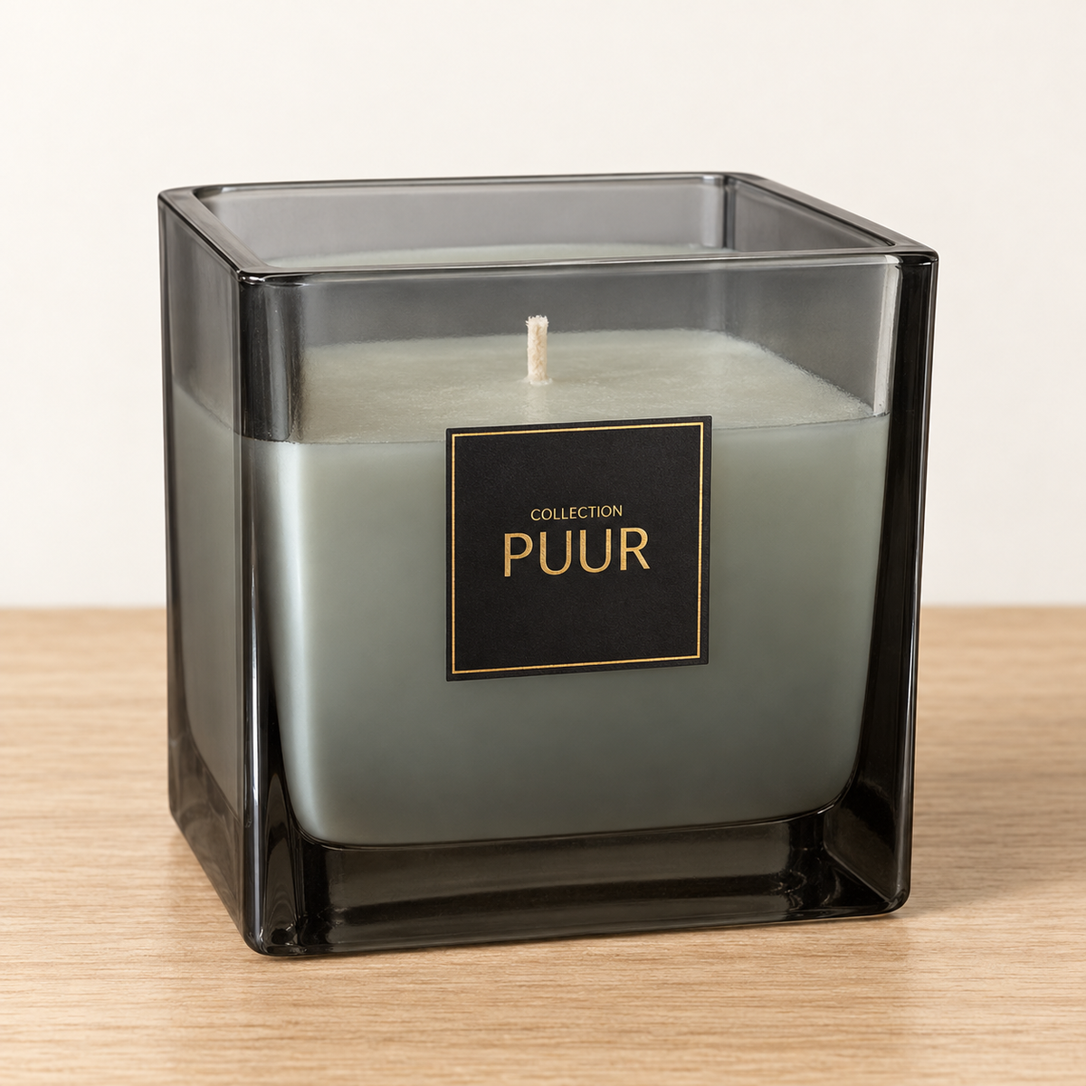 PUUR Smoked Glass Candle