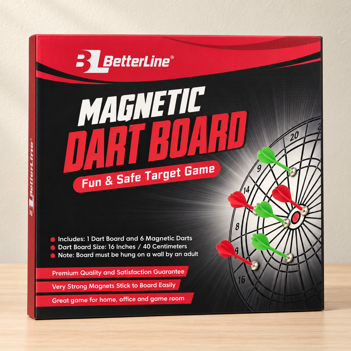 BetterLine Magnetic Dartboard Set – 40 cm