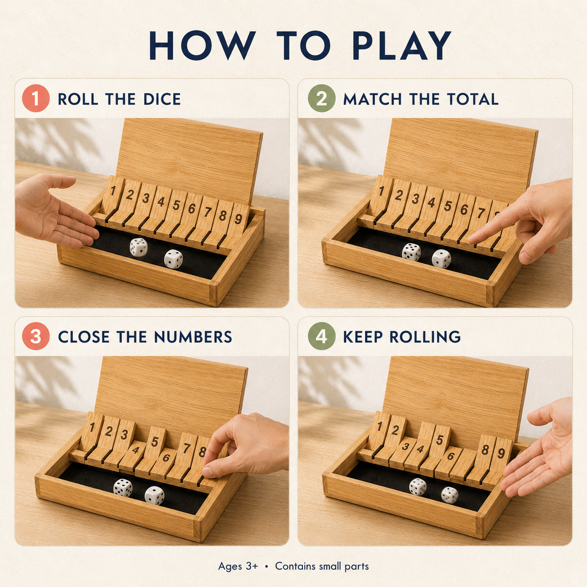 Shut the Box Dice Game