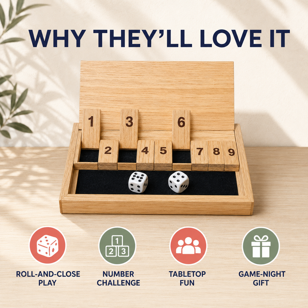 Shut the Box Dice Game