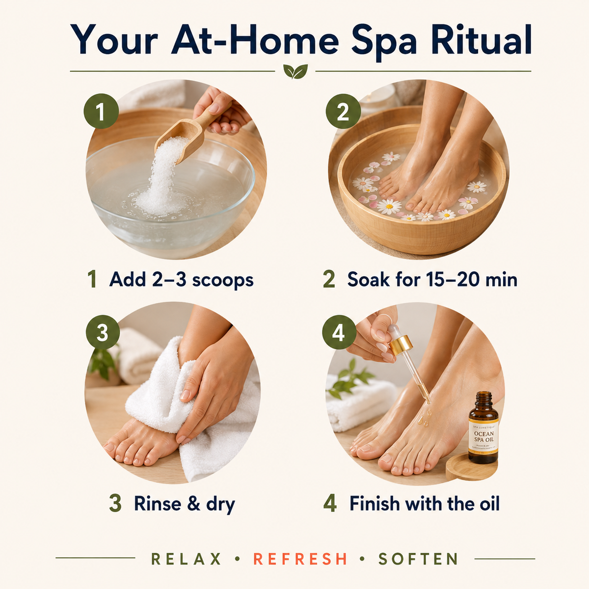 Foot & Body Soaking Salt Gift Set