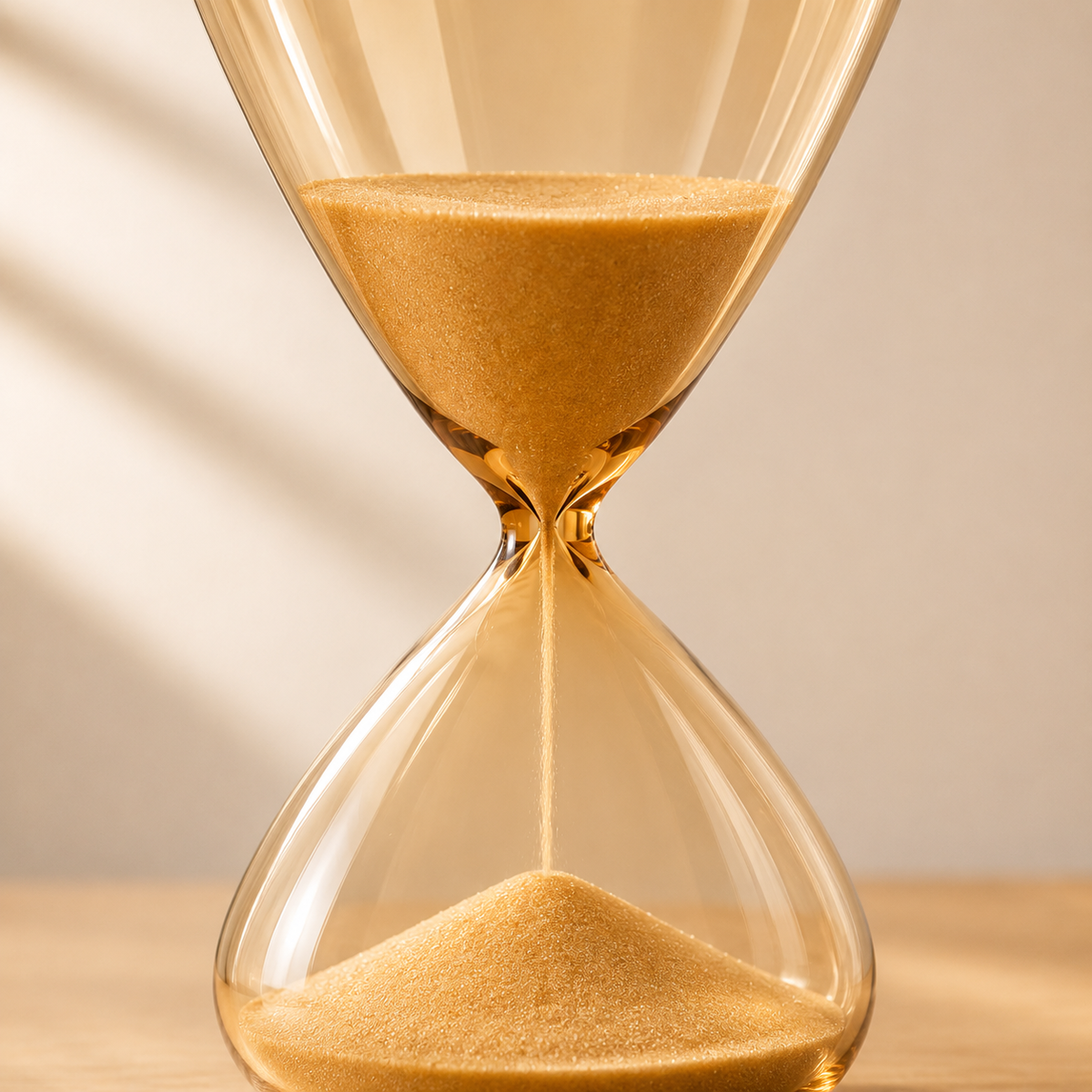 Sculptural Hourglass