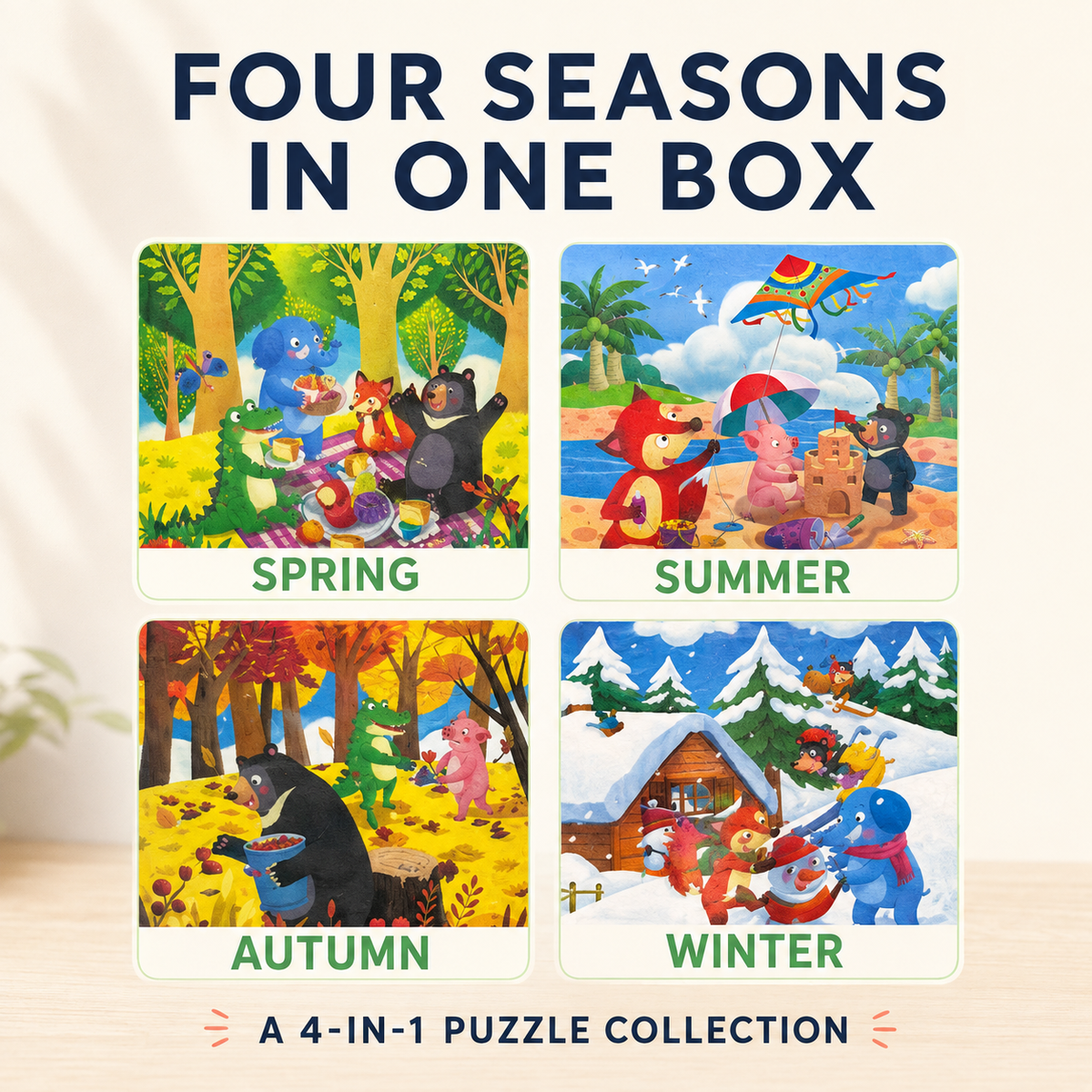 4-in-1 Progressive Puzzle