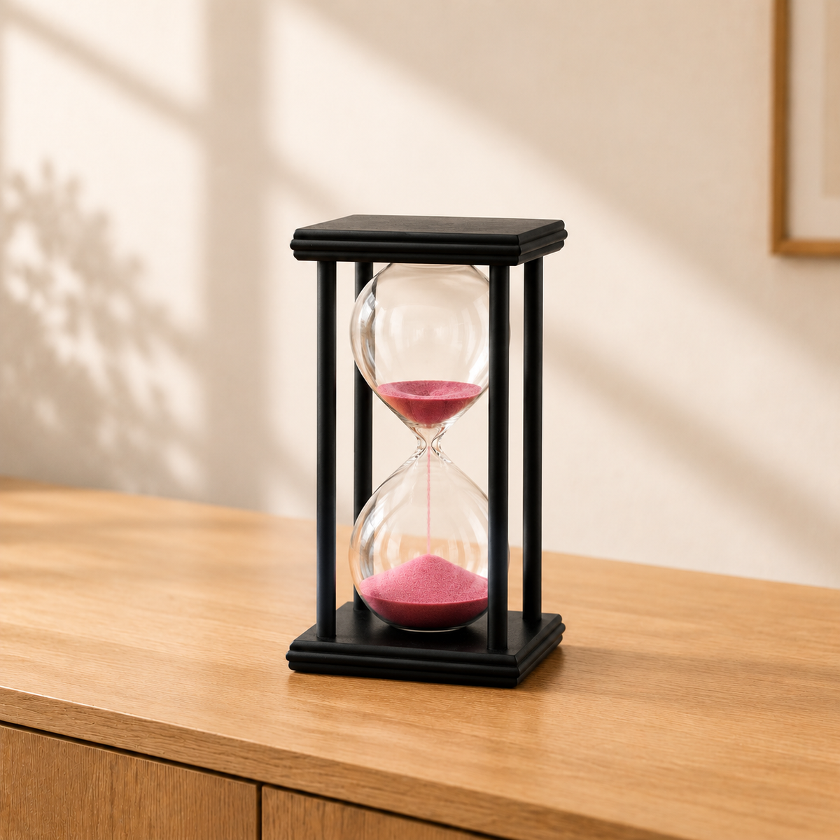 Black Frame Hourglass