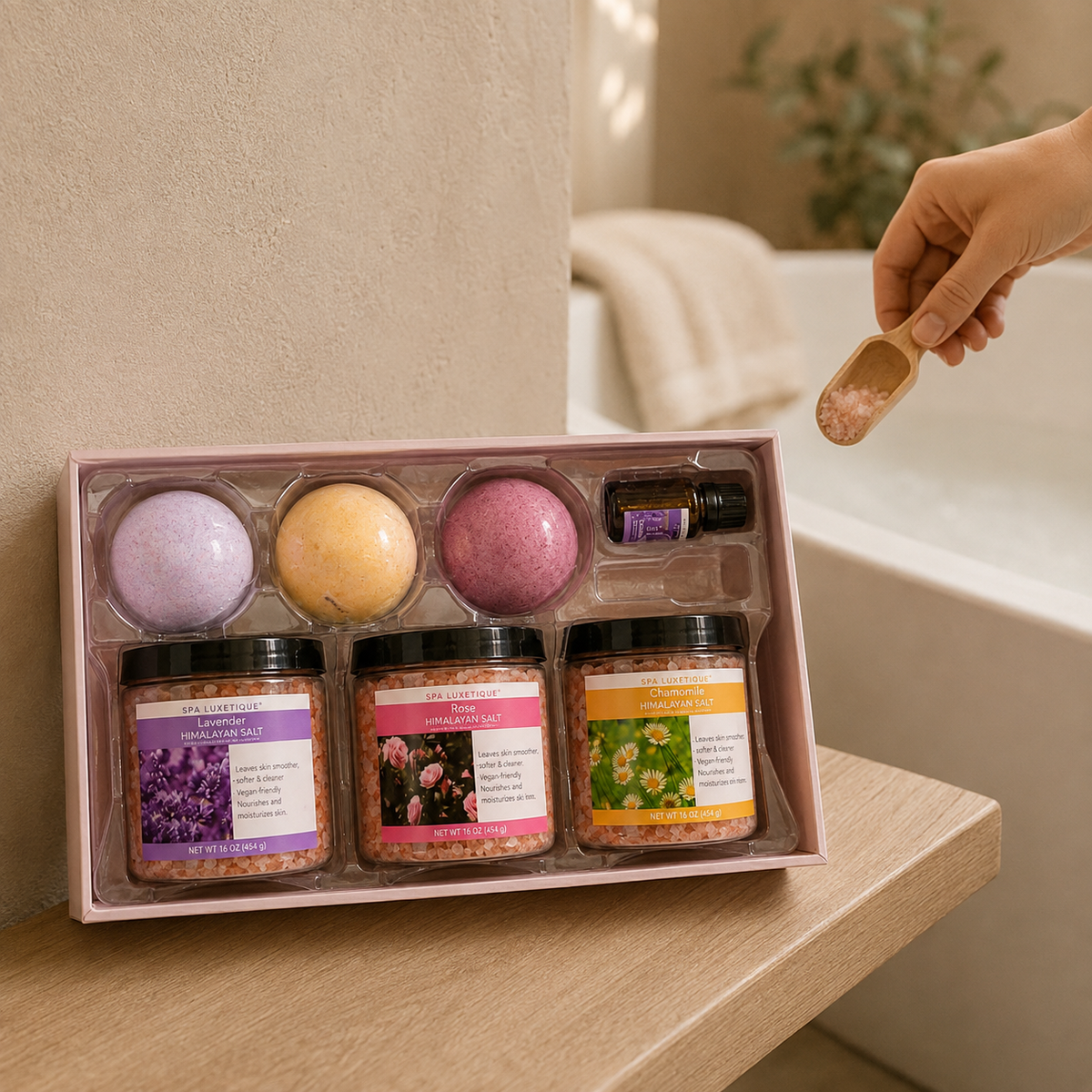 Spa Luxetique Bath Set
