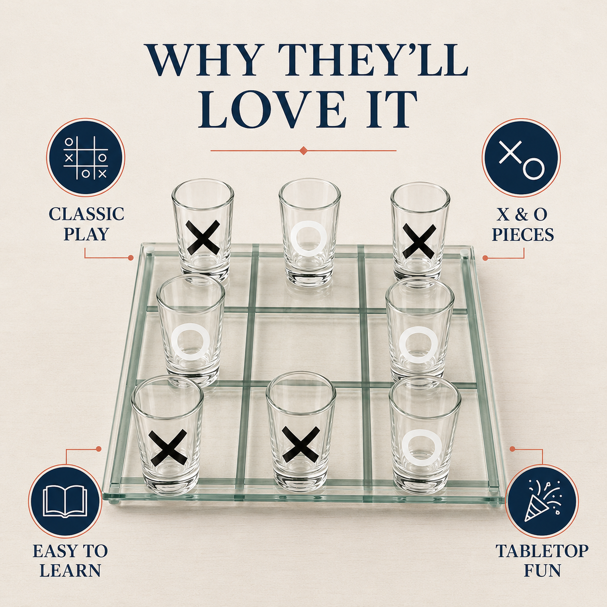 Tic-Tac-Toe Drinking Game