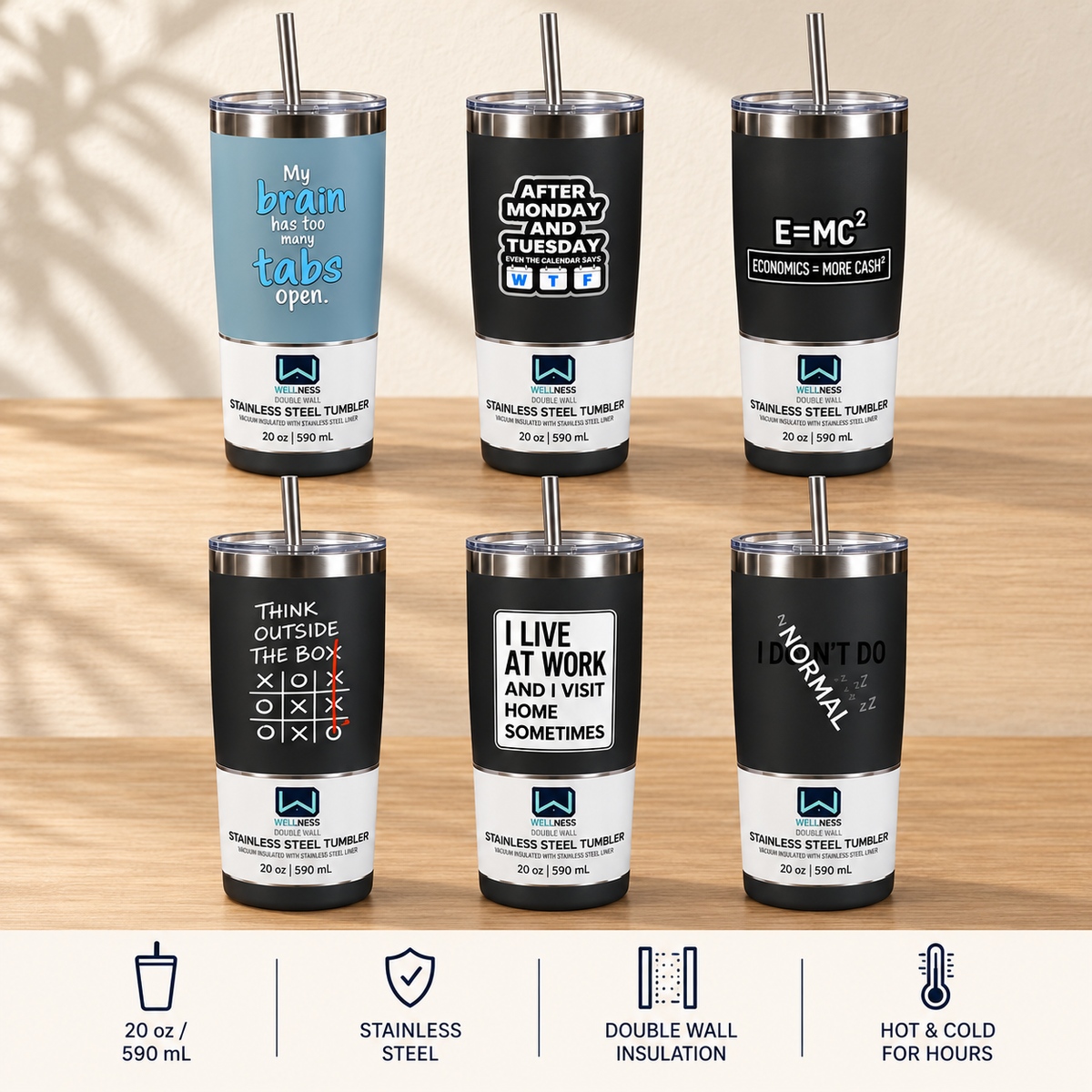 Workday Tumbler - 20 oz